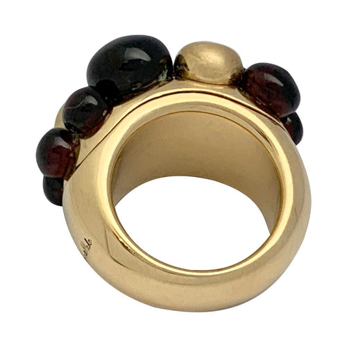 Bague 51 Bague Pomellato, "Mora", or jaune, grenats. 58 Facettes 31002