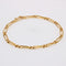 Bracelet Bracelet gourmette limée or jaune 58 Facettes CVBR36
