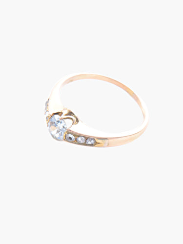 Bague Bague Solitaire Or Rose 58 Facettes