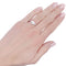 Bague 53 Bague solitaire encadré de diamants baguette. 58 Facettes 32529