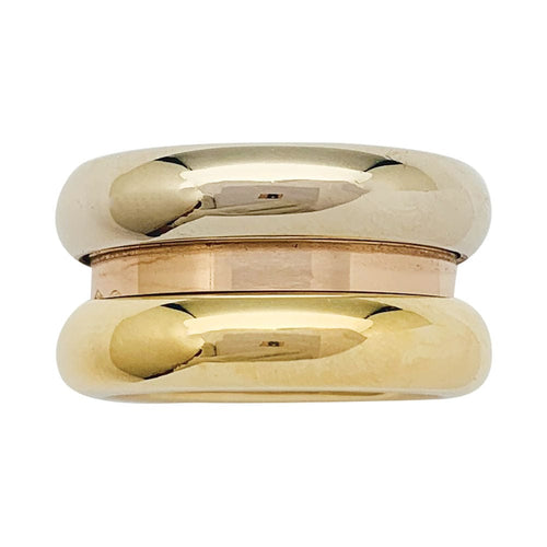 Bague 57 Bague Poiray,"Symbole", trois ors. 58 Facettes 31809