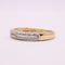 Bague 56 Bague double rangs de diamants 58 Facettes 6582