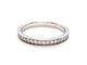 Bague 54 Bague Alliance Or blanc Diamant 58 Facettes 06350CD