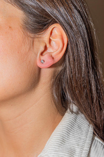 Boucles d'oreilles Dinh Van Boucles d'oreilles Puces Le Cube Or blanc Diamant 58 Facettes 2921979RV