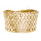 Bracelet Large bracelet motif nid-d'abeilles en or rose. 58 Facettes 31070
