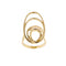 Bague 55 Bague Ellipses 58 Facettes 32804
