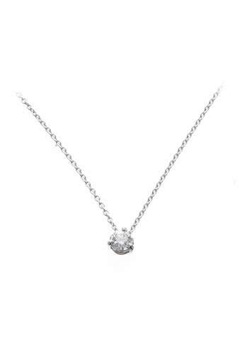 Collier Collier BIJOU PRECIEUX Or blanc et diamants 58 Facettes 55308-50391
