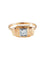 Bague 56 Bague Tank Or et Platine 58 Facettes