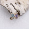 Bague 50 Bague toi et moi saphir violet aigue-marine et diamants 58 Facettes 23-232