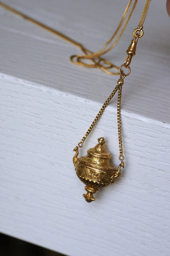 Pendentif Pendentif urne vinaigrette ancien 58 Facettes