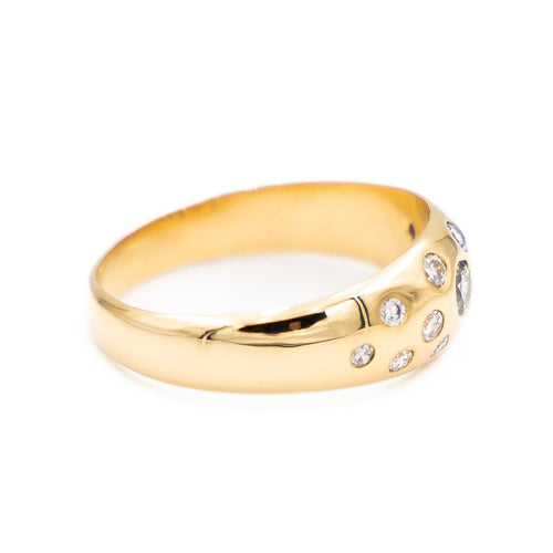 Bague 53 Bague Jonc Or jaune Diamant 58 Facettes 1589375CN