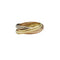 Bague 55 Bague Cartier "Trinity" 3 ors, petit modèle. 58 Facettes 30758
