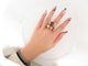 Bague 57 bague DE GRISOGONO or rose 18k a pampilles 57 amethyste 58 Facettes 247054