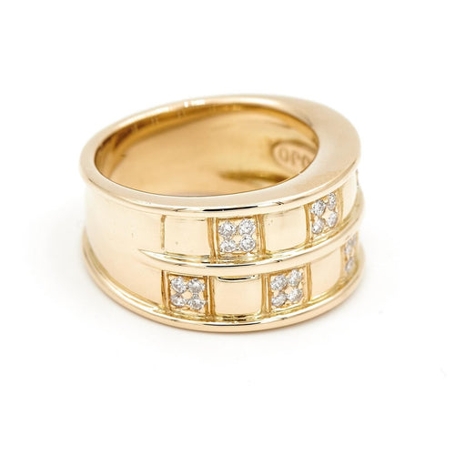 Bague 53 Bague Bandeau Or jaune Diamant 58 Facettes 2031592CN
