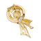 Collier Demi-parure vintage transformable, or rose, platine et diamants. 58 Facettes 33514/33515