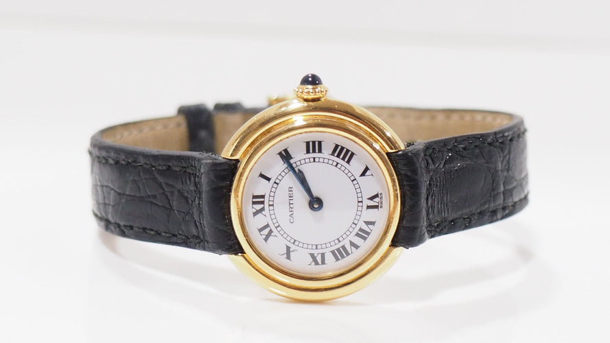 Montre Montre Cartier Vendôme Ellipse en or jaune 58 Facettes 31714