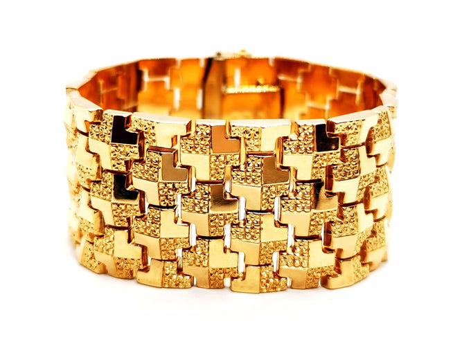 Bracelet Bracelet Manchette Or jaune 58 Facettes 1186416CN