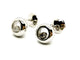 Boucles d'oreilles Chopard Boucles d'oreilles Puces Happy Diamonds Or blanc Diamant 58 Facettes 1440761CN