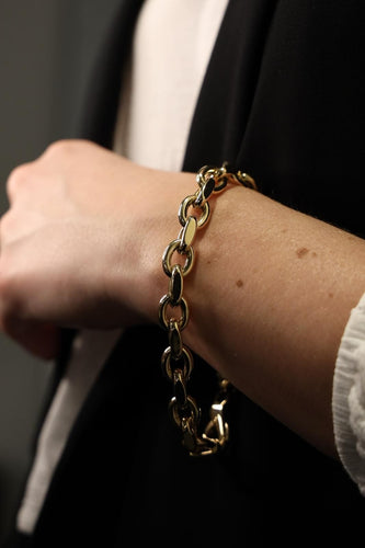 Bracelet Bracelet Maille forçat Or jaune 58 Facettes 1641177CN