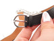 Collier collier HERMES gourmette equestre gm cuir noir 48-50 58 Facettes 255257