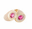 Bague BAGUE "ETREINTE" OR & ZIRCONIUMS 58 Facettes BO/220090