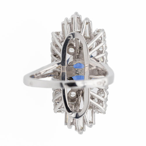 Bague 49 Bague Or blanc Saphir 58 Facettes 2538672CN