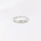 Bague 47.5 Demi-Alliance américaine diamants 0,18 ct 58 Facettes J110