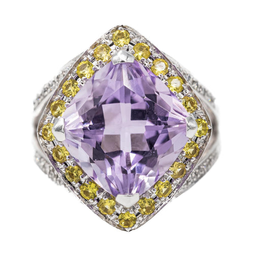 Bague 51 Mauboussin Bague Fou de toi Or blanc Améthyste 58 Facettes 2543064CN
