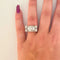 Bague Bague Tank Platine Diamants 58 Facettes 1