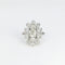 Bague Bague florale platine et diamants 58 Facettes 684