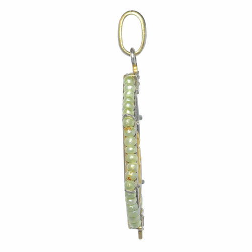 Pendentif Médaille Diamants et émail plique-a-jour 58 Facettes 23191-0426