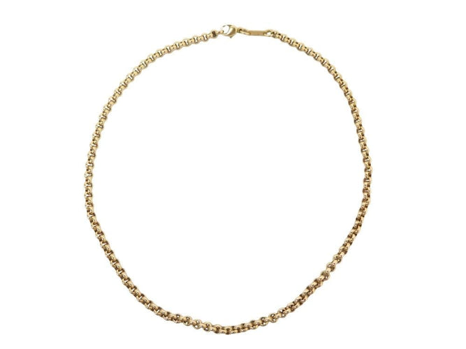 Collier collier CHOPARD chaine maille jaseron 43 cm en or jaune 18k 16.9gr 58 Facettes 253436