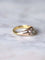 Bague jonc Victorienne ancienne en or et diamant 58 Facettes