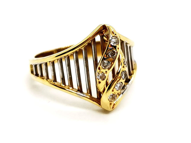 Bague 46 Bague Or jaune Diamant 58 Facettes 1161975CD