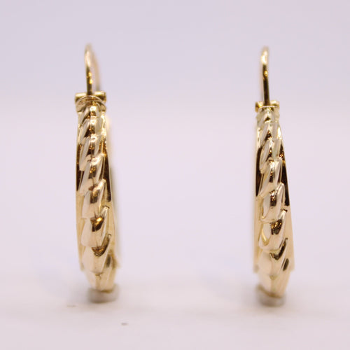 Boucles d'oreilles Petite créoles rondes 58 Facettes