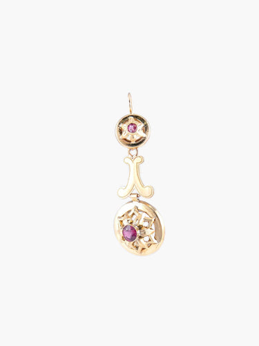 Boucles d'oreilles Boucles d'oreilles Napoléon III Grenats 58 Facettes