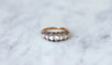 Bague Bague jarretière, diamants taillés rose 58 Facettes