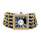 Montre Montre Chanel, "Mademoiselle", or jaune, cuir. 58 Facettes 32185
