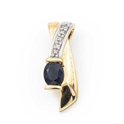 Pendentif Pendentif Or jaune Saphir 58 Facettes 2172838CN