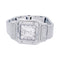 Montre Montre Cartier, "Santos Galbée", acier. 58 Facettes 32677