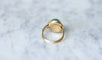 Bague Bague Or jaune cabochon d'Emeraude 58 Facettes