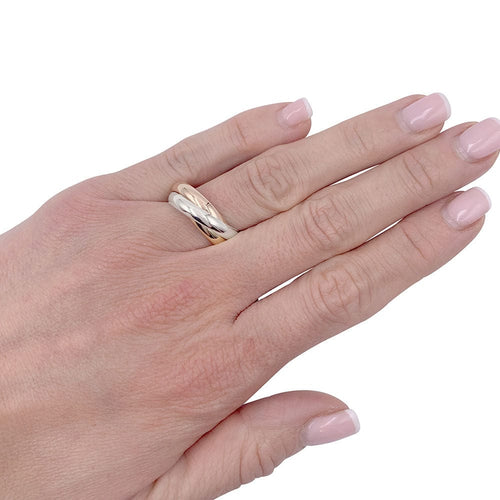 Bague 56 Cartier - bague Trinity, trois ors. 58 Facettes 32524