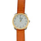 Montre Montre Hermès, "Arceau", plaqué or et acier sur cuir. 58 Facettes 31969