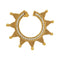 Boucles d'oreilles Boucles d'oreilles Zolotas, "Helios" en or jaune et diamants. 58 Facettes 31824