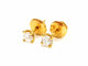 Boucles d'oreilles Boucles d'oreilles Puces Or jaune Diamant 58 Facettes 06432CD