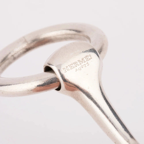 Bracelet Bracelet Hermès "Mors" Argent 58 Facettes