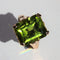 Bague 56 Bague péridot et or jaune ancienne 58 Facettes 21-546