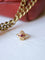Bague de fiançailles vintage rubis entourage diamants sur or jaune 58 Facettes