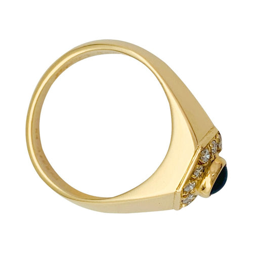 Bague 54 Bague Cartier or jaune diamants et saphir. 58 Facettes 31678