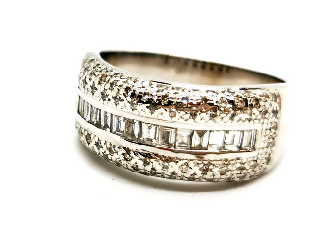 Bague 70 Bague Or blanc Diamant 58 Facettes 1132902CD